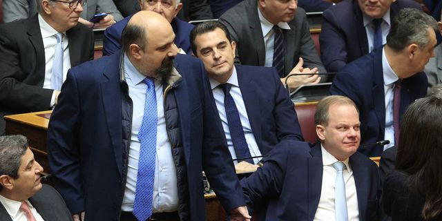 Χρήστος Τριαντόπουλος και Κώστας Καραμανλής