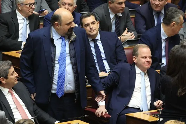 Χρήστος Τριαντόπουλος και Κώστας Καραμανλής