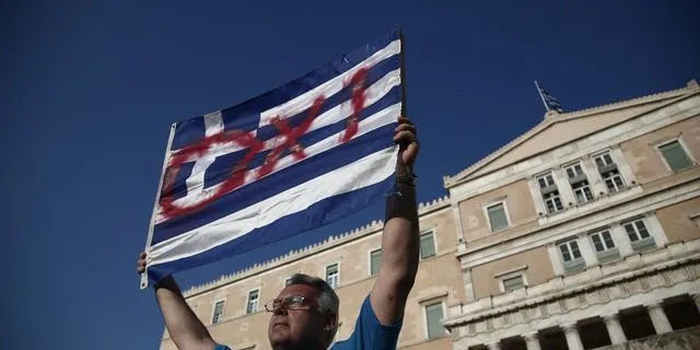Από συγκέντρωση υπέρ του «Οχι» στην Αθήνα