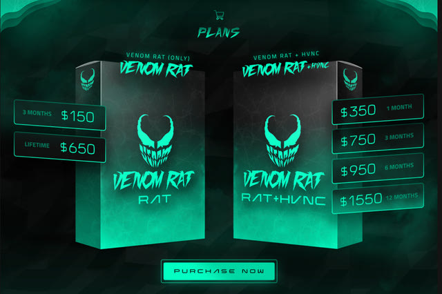 Το λογισμικό χάκινγκ Venom RAT