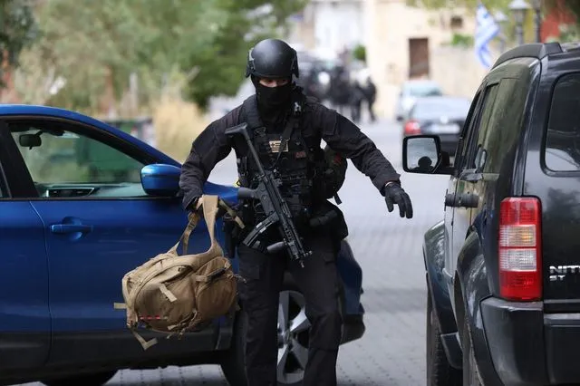 Αστυνομικές δυνάμεις στα Βορίζια Κρήτης