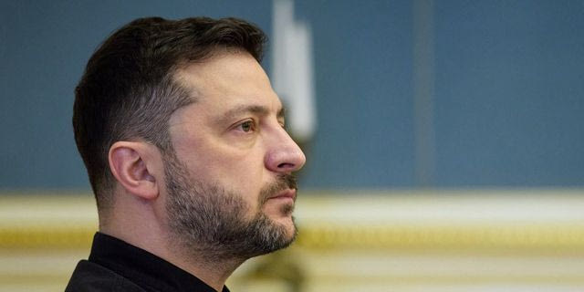 Ο Ουκρανός πρόεδρος, Βολοντίμιρ Ζελένσκι