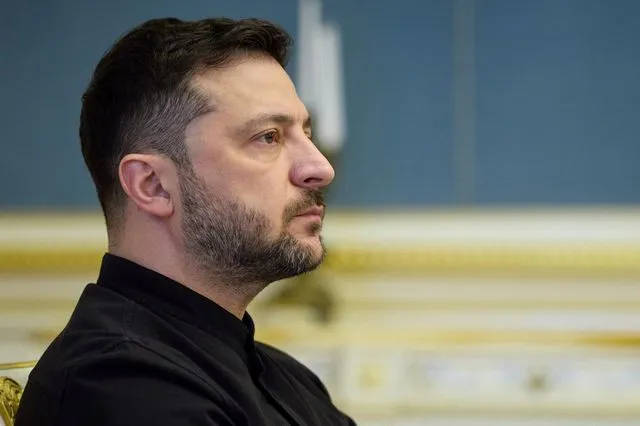 Ο Ουκρανός πρόεδρος, Βολοντίμιρ Ζελένσκι