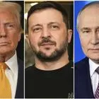 Ντόναλντ Τραμπ, Βολοντίμιρ Ζελένσκι, Βλαντίμιρ Πούτιν