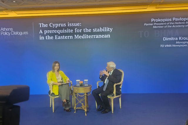 Προκόπιος Παυλόπουλος: “Η επίλυση του Κυπριακού, προϋπόθεση για την εμπέδωση της σταθερότητας στην Ανατολική Μεσόγειο”