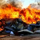 Φωτιά σε απορρίμματα κοντά στη Σχολή Δικαστών στη Θεσσαλονίκη