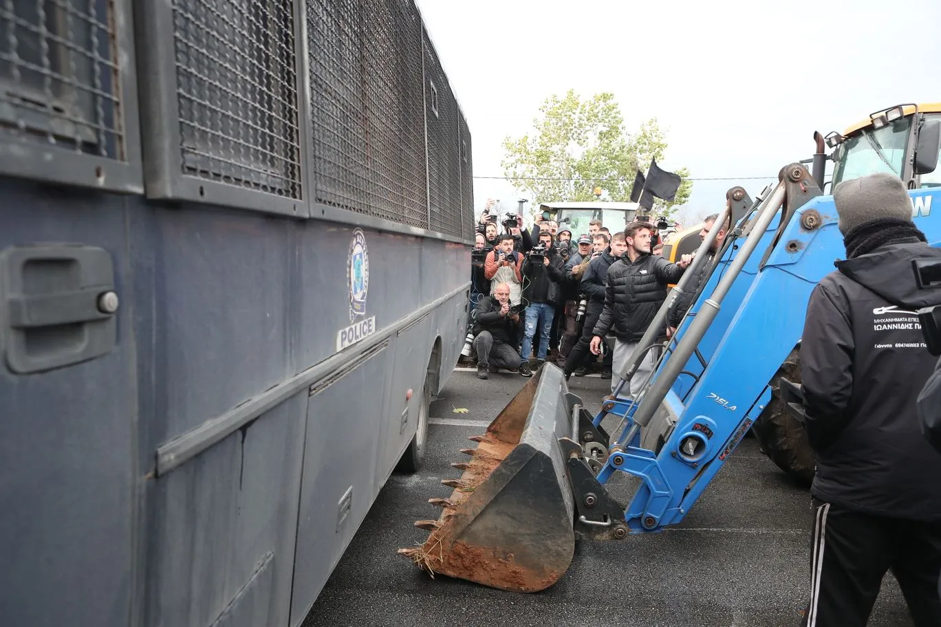 Κινητοποίηση αγροτών και κτηνοτρόφων στα Πράσινα Φανάρια της Θεσσαλονίκης