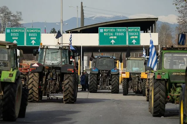Αγροτικό μπλόκο στο Συνοριακό Σταθμό Προμαχώνα