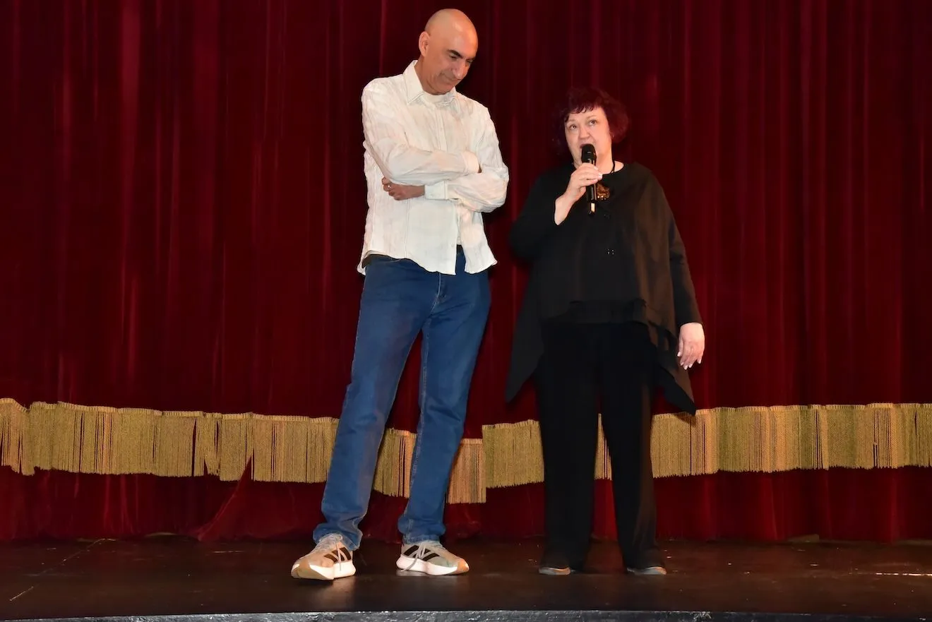 Ο Πίνο Τιέρνο και η Μαρία Χατζηεμμανουήλ.