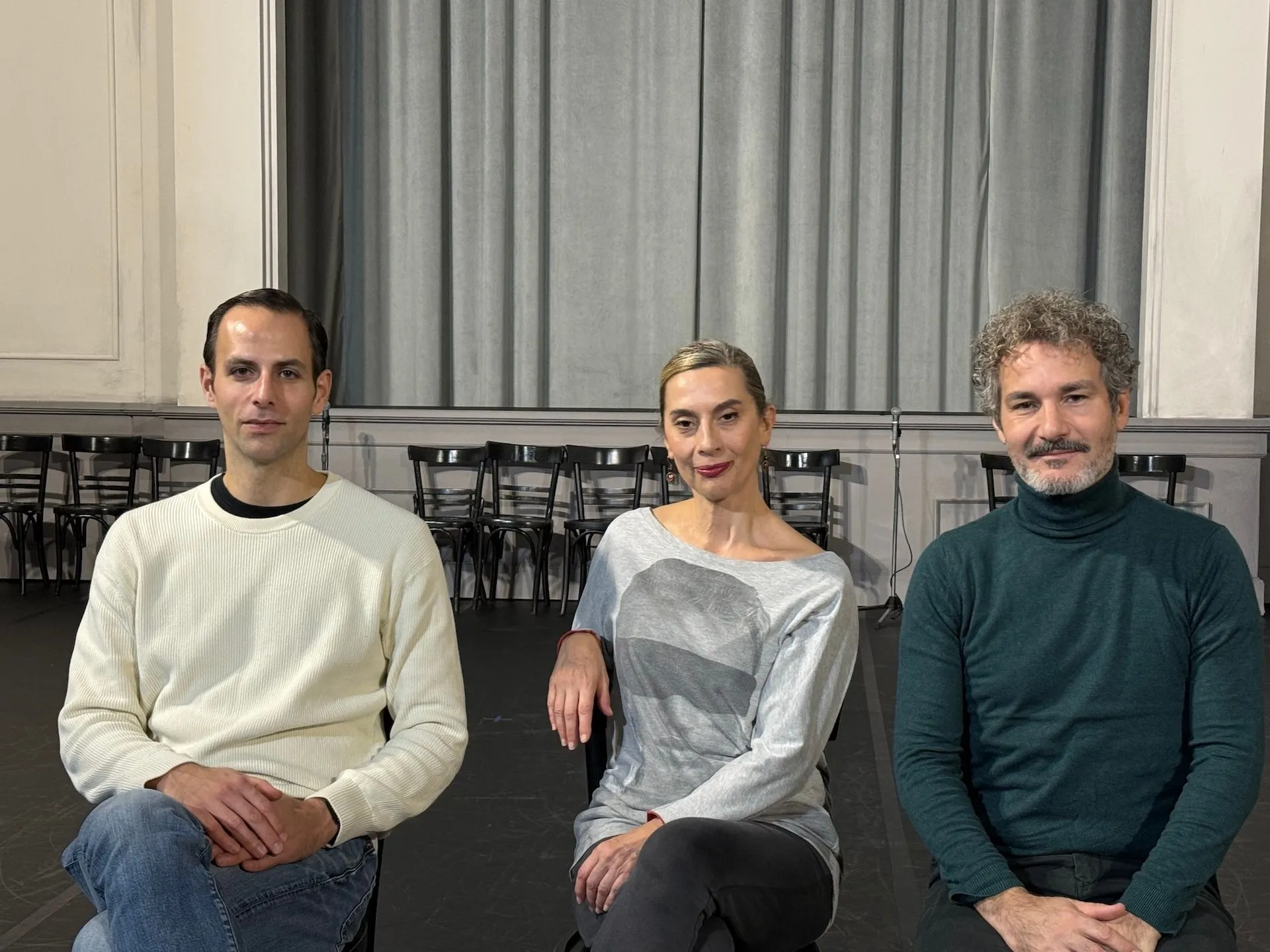 Ο Δημήτρης Γεωργιάδης, η Βίκυ Βολιώτη και ο Θανάσης Ακοκκαλίδης