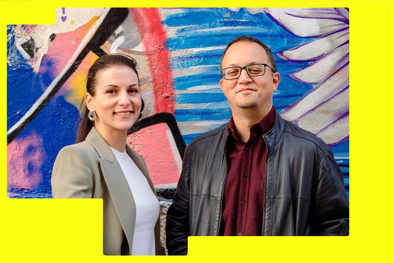 Η Εύη Καραγεώργου και ο Χρήστος Δεμέτης