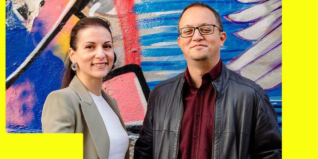 Η Εύη Καραγεώργου και ο Χρήστος Δεμέτης