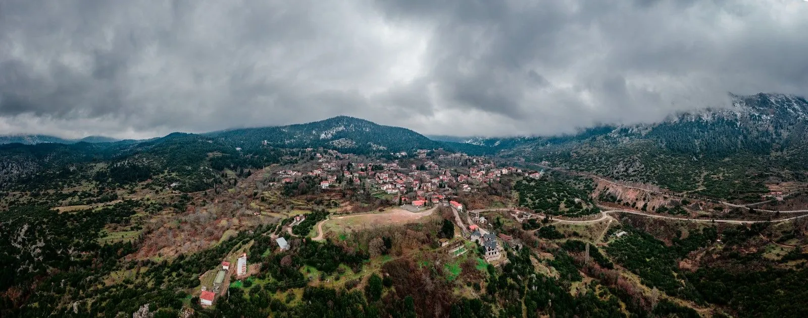 Αεροφωτογραφία της Αγοριανής