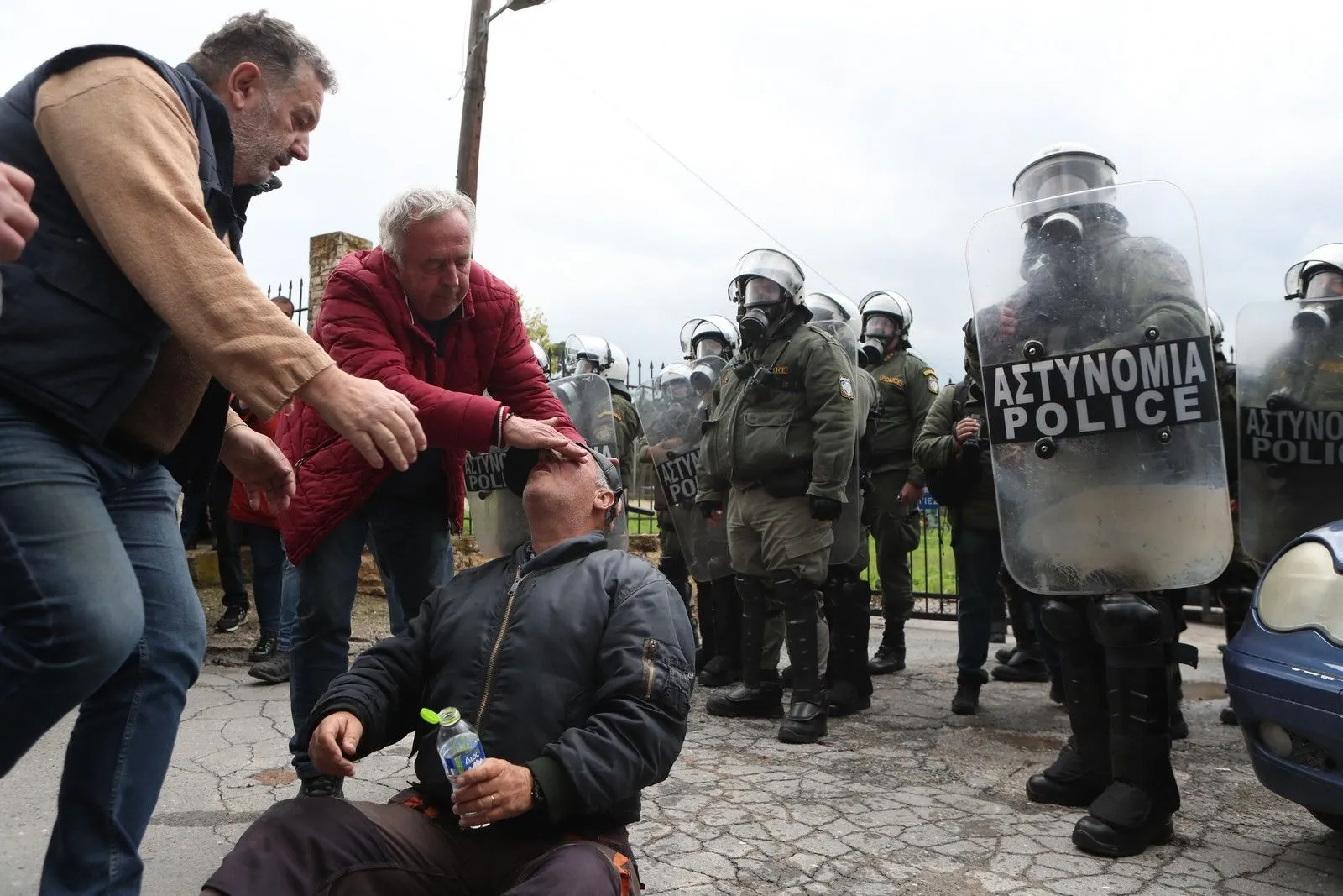 Κινητοποίηση αγροτών και κτηνοτρόφων στα Πράσινα Φανάρια της Θεσσαλονίκης