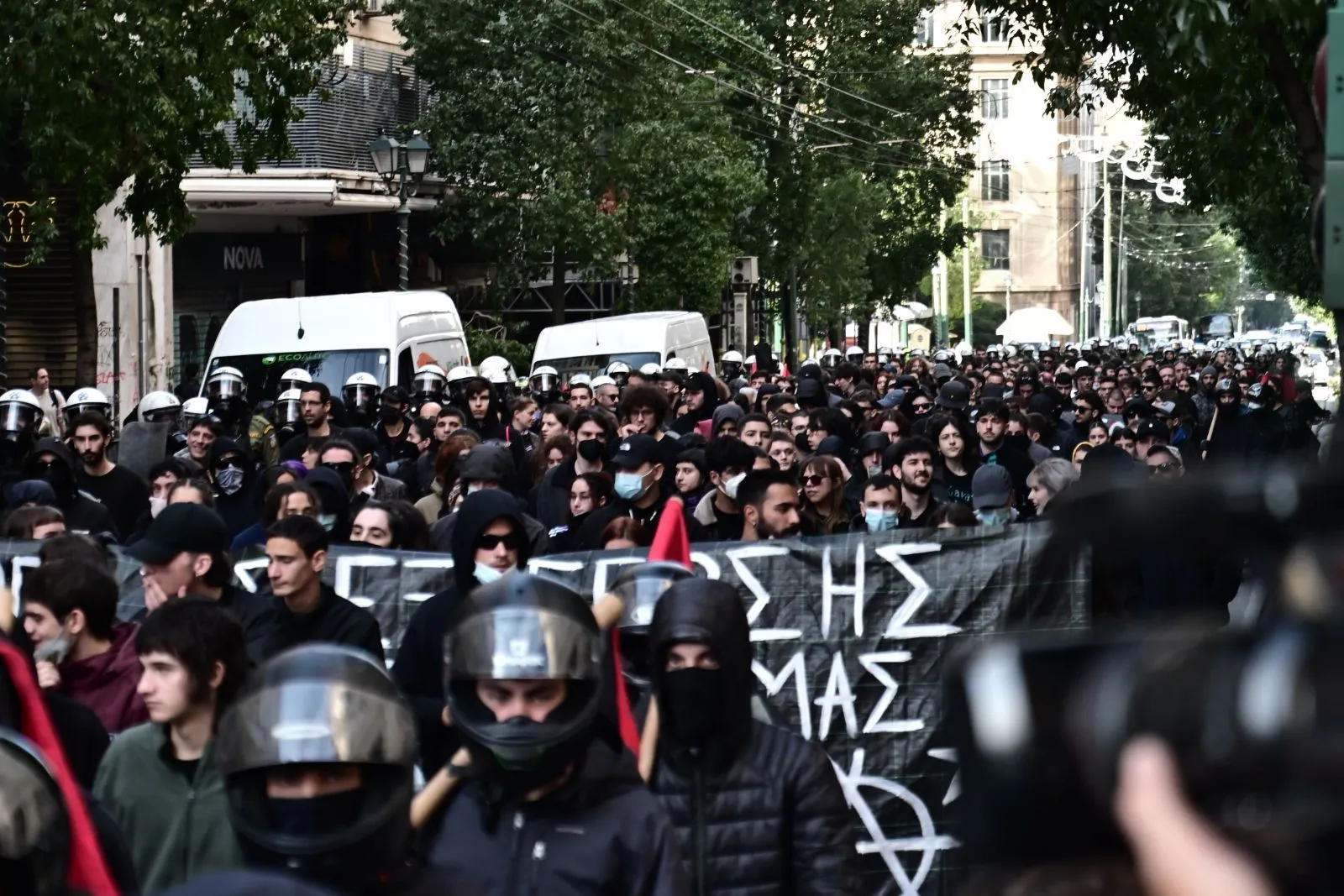 Μαθητική - φοιτητική πορεία στην Αθήνα, για την επέτειο των 17 χρόνων από την δολοφονία του Αλέξη Γρηγορόπουλου