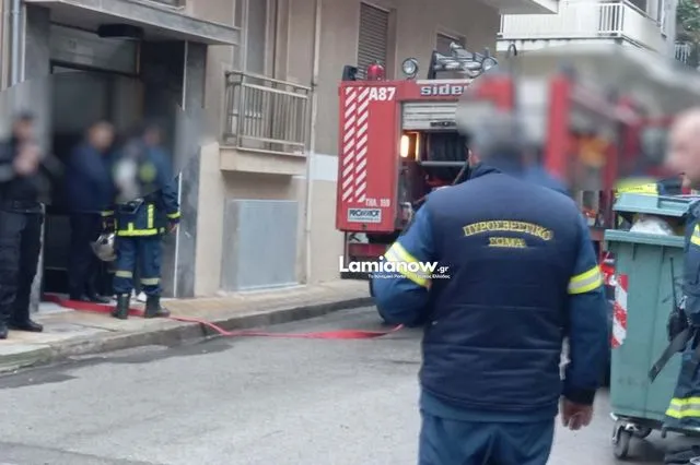 Λαμία: Λήξη συναγερμού στο διαμέρισμα που μύριζε γκάζι