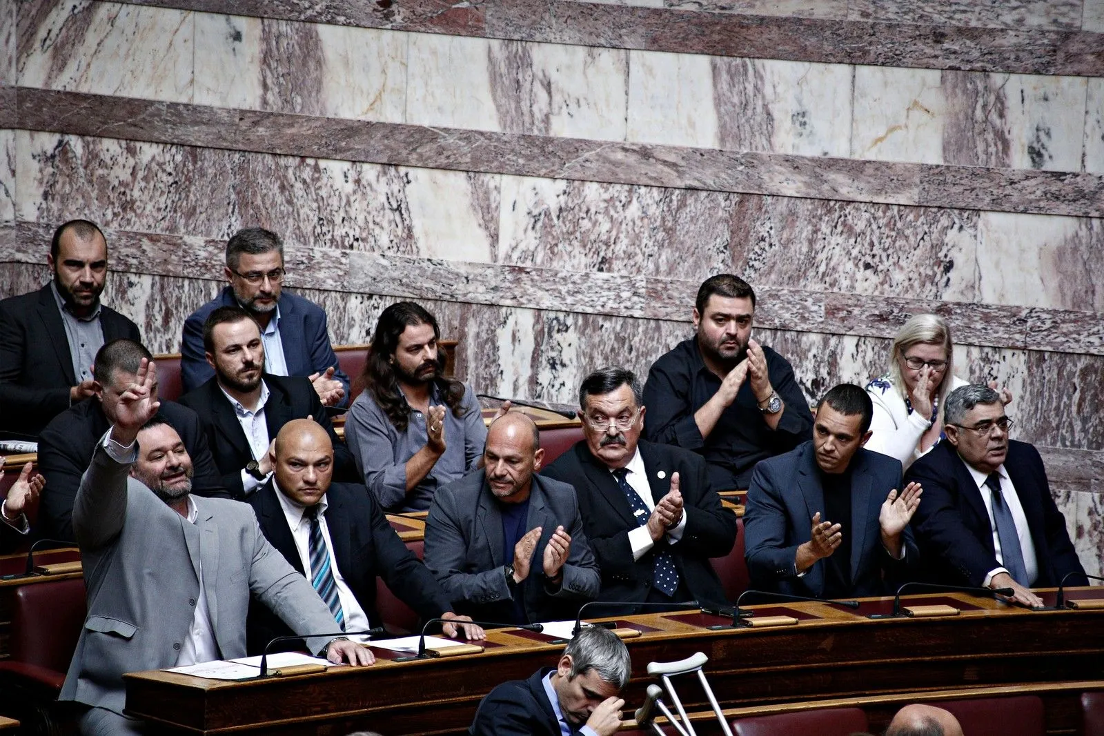 Μέλη της εγκληματικής οργάνωσης Χρυσή Αυγή