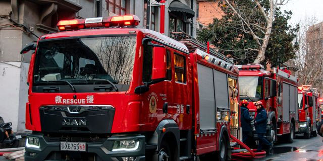 Πυροσβεστικό όχημα στην Κίνα (φωτογραφία αρχείου)