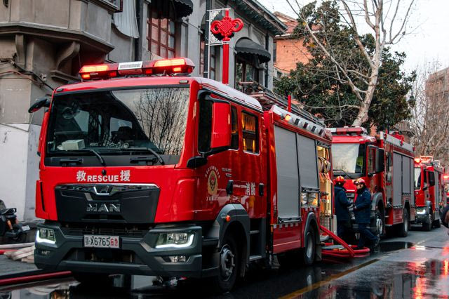 Πυροσβεστικό όχημα στην Κίνα (φωτογραφία αρχείου)