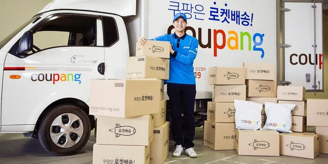 Φορτηγό της εταιρείας Coupang