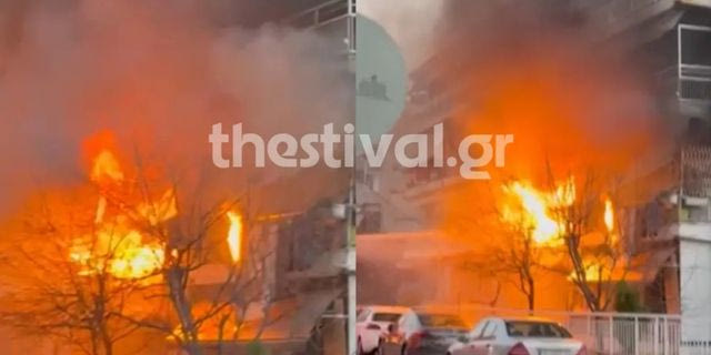 Θεσσαλονίκη: Μεγάλη φωτιά σε διαμέρισμα στην Καλαμαριά