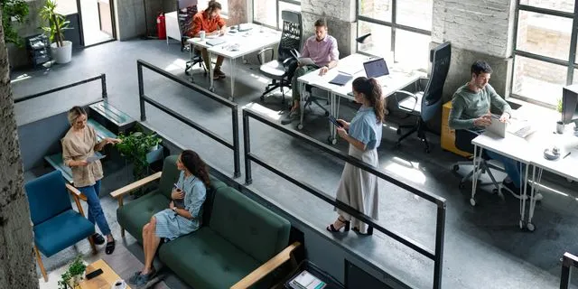 spacious open space office