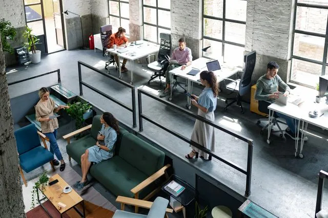 spacious open space office