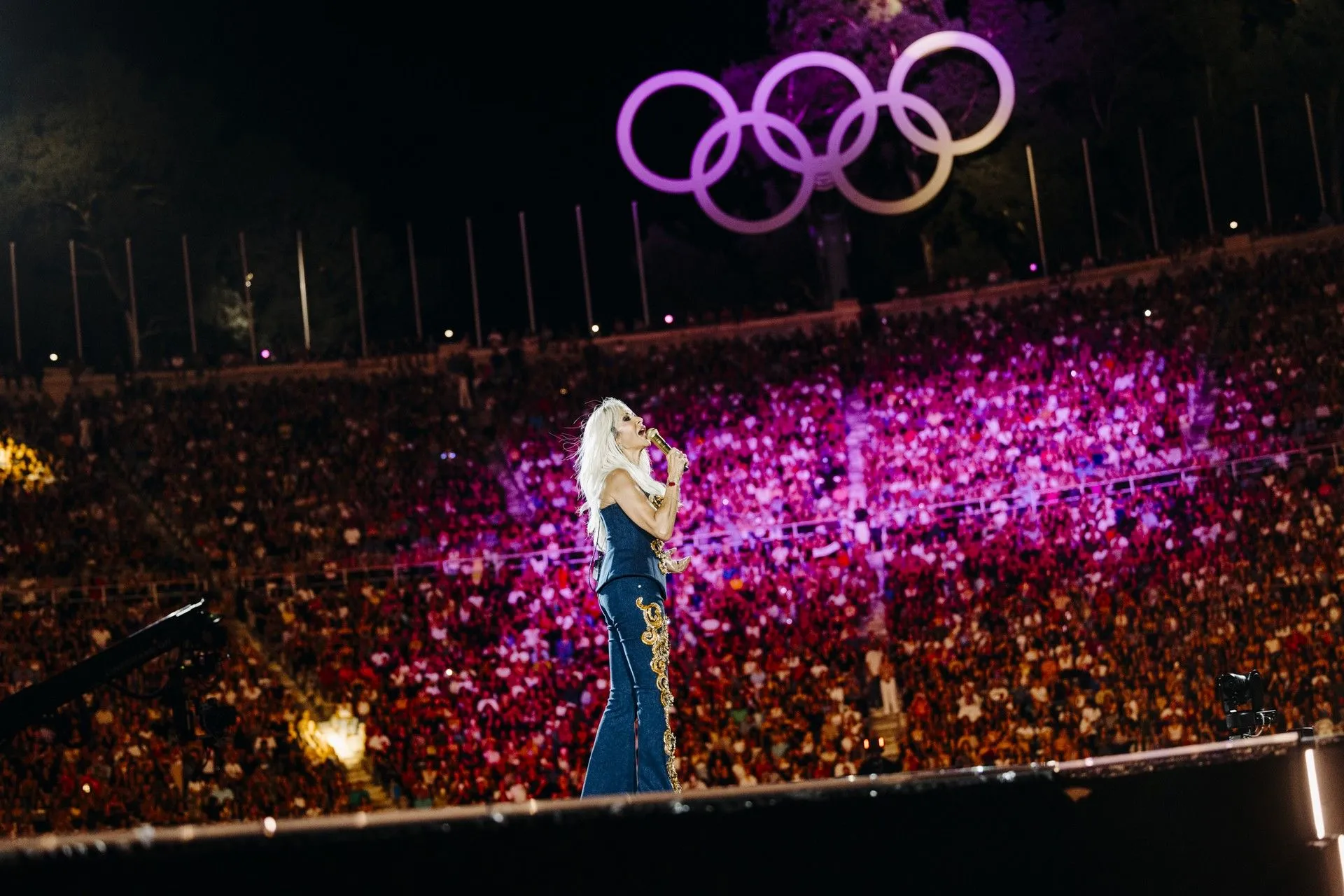 Η Άννα Βίσση στο Καλλιμάρμαρο 