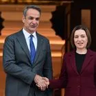 Συνάντηση του Πρωθυπουργού Κυριάκου Μητσοτάκη με την Πρόεδρο της Μολδαβίας Maia Sandu