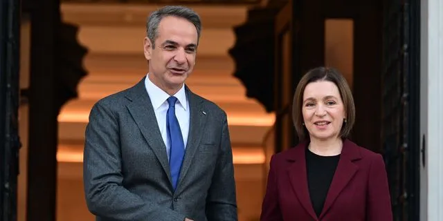 Συνάντηση του Πρωθυπουργού Κυριάκου Μητσοτάκη με την Πρόεδρο της Μολδαβίας Maia Sandu