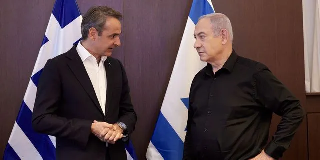 Ο Κυριάκος Μητσοτάκη με τον Πρωθυπουργό του Ισραήλ Μπέντζαμιν Νετανιάχου
