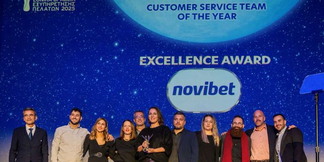 Novibet: «Ομάδα της Χρονιάς» στην Εξυπηρέτηση Πελατών στα HICS Awards 2025