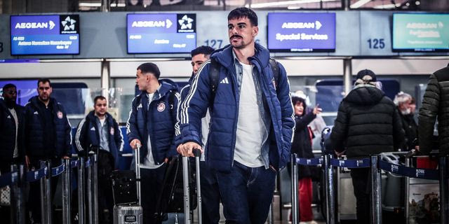 Αναχώρηση της αποστολής του Ολυμπιακού