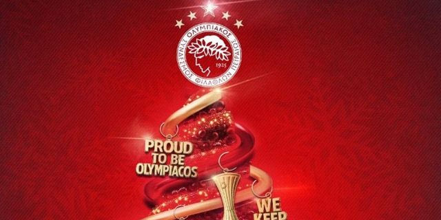 Ευχές του Ολυμπιακού για τα Χριστούγεννα