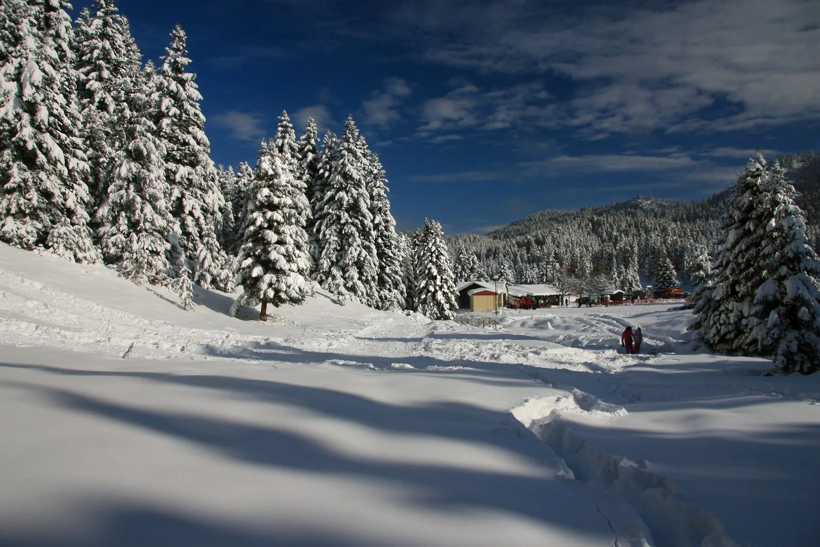 Το χιονοδρομικό κέντρο στο Περτούλι
