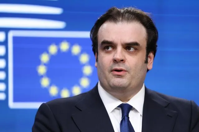 Ο Κυριάκος Πιερρακάκης στη συνεδρίαση του Eurogroup