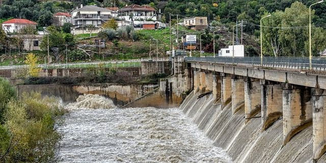 Υπερχείλιση του ποταμού Καλαμά στην Θεσπρωτία (φωτογραφία αρχείου)