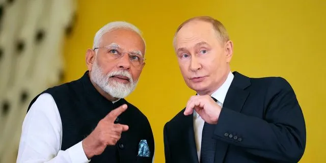 Βλαντίμιρ Πούτιν και Ναρέντρα Μόντι