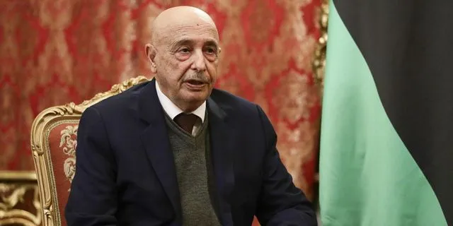 Ο πρόεδρος της Βουλής των Αντιπροσώπων της Λιβύης, Ακίλα Σαλέχ