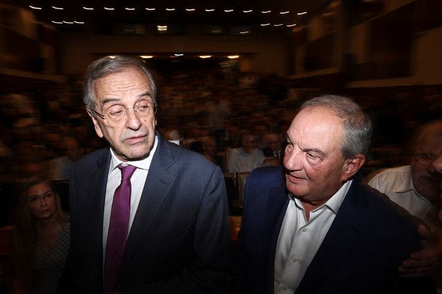 Κώστας Καραμανλής και Αντώνης Σαμαράς
