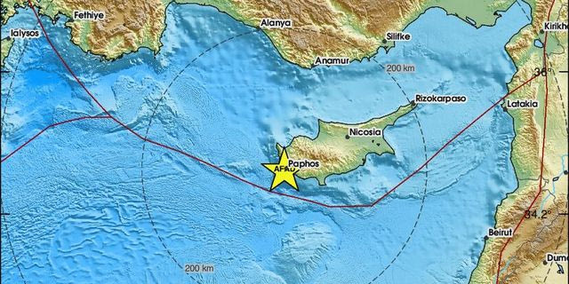 Κύπρος: Διαδοχικοί σεισμοί στην Πάφο