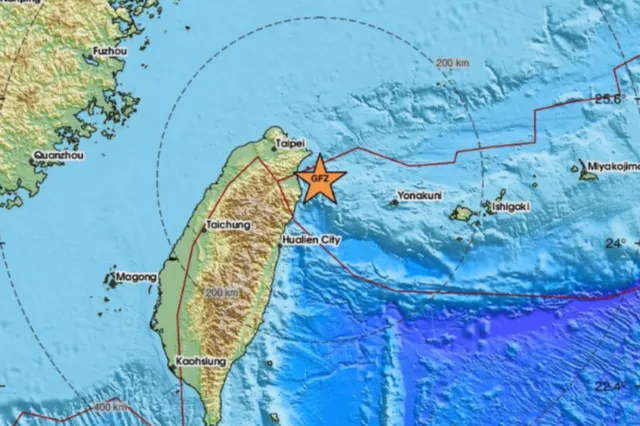 Ισχυρός σεισμός 7 Ρίχτερ στην Ταϊβάν
