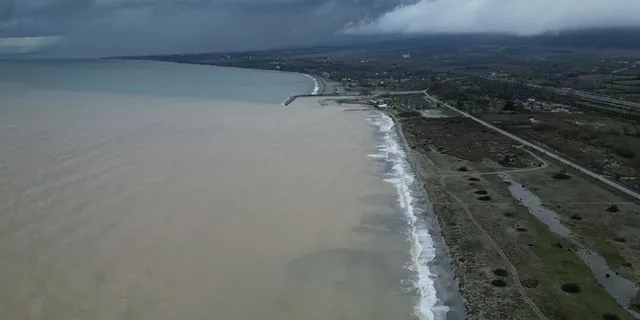 Ο Θερμαϊκός μετά το πέρασμα της κακοκαιρίας Byron