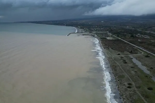 Ο Θερμαϊκός μετά το πέρασμα της κακοκαιρίας Byron