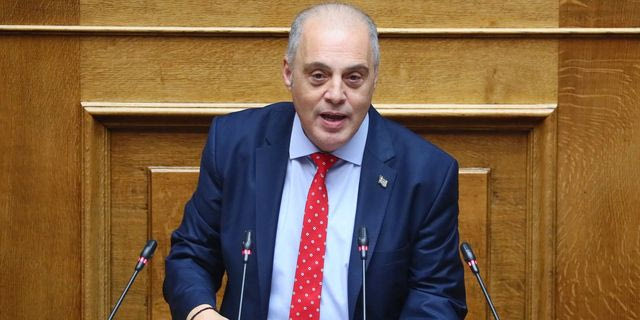 Ο Κυριάκος Βελόπουλος στη Βουλή