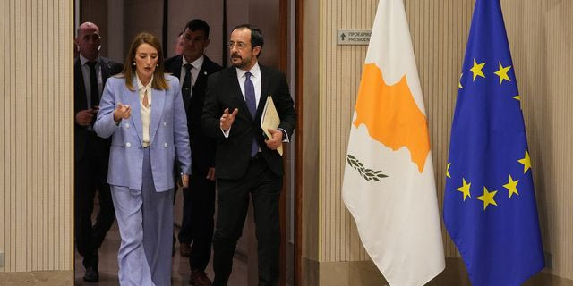 Συνάντηση Χριστοδουλίδη - Μέτσολα