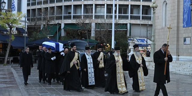 Η σορός της πριγκίπισσας Ειρήνης στο παρεκκλήσιο