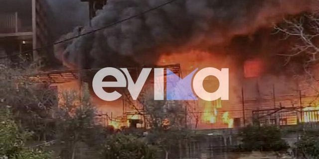 Φωτιά στην Χαλκίδα