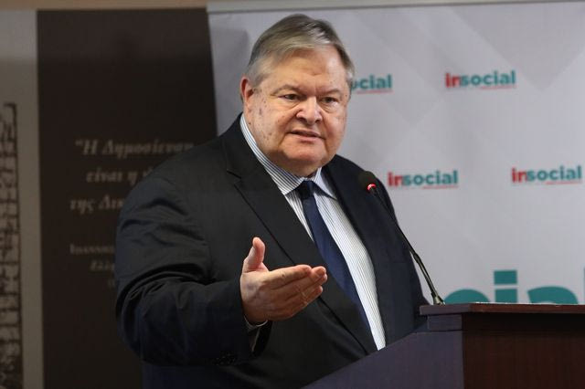 Ο Ευάγγελος Βενιζέλος