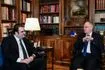 Συνάντηση του Προέδρου της Δημοκρατίας Κώστα Τασούλα με τον Υπουργό Εθνικής Οικονομίας και Οικονομικών και Πρόεδρο του Eurogroup Κυριάκο Πιερρακάκη, στο Προεδρικό Μέγαρο, Δευτέρα 12 Ιανουαρίου 2026.